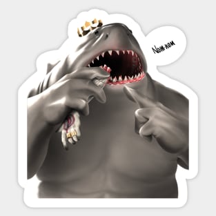 Nom nom Sticker